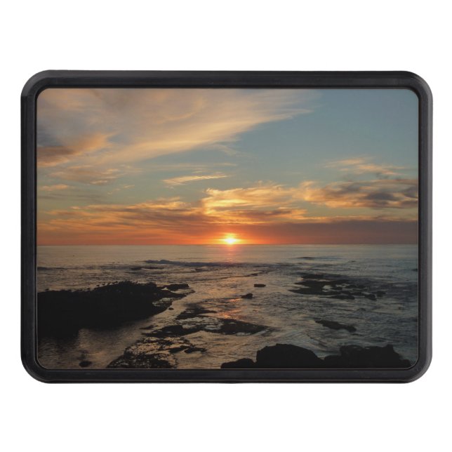 San Diego Sunset II California Sjölandskap Dragkroksskydd (Framsidan)