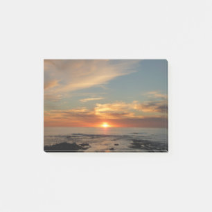 San Diego Sunset II California Sjölandskap Post-it Block