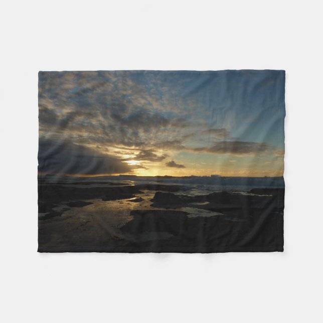 San Diego Sunset III Stunning California Ligcape Fleecefilt (Framsidan (Horisontell))