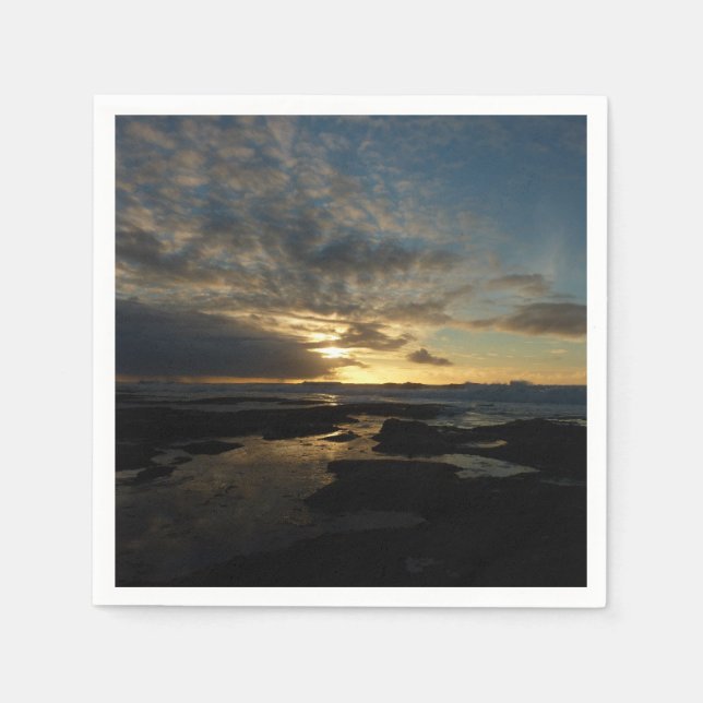 San Diego Sunset III Stunning California Ligcape Pappersservett (Framsidan)