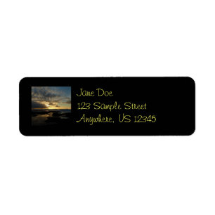 San Diego Sunset III Stunning California Ligcape Returadress Etikett