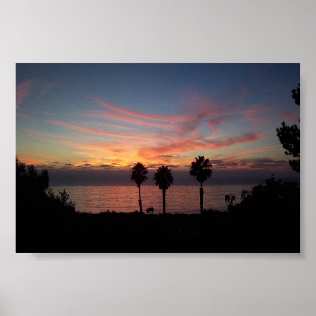 San Diego Sunset Poster (Framsidan)