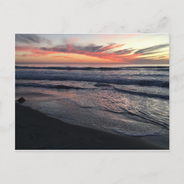 San Diego Sunset Vykort (Framsida)