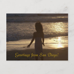 San Diego Sunset Vykort