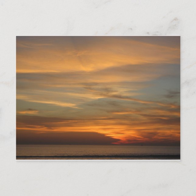 San Diego Sunset Vykort (Framsida)