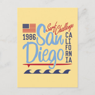San Diego Surfa Challenge 1986 Vykort