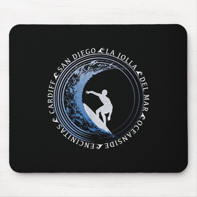 San Diego Surfa _ San Diego Beach Gift_1 Musmatta (Framsidan)