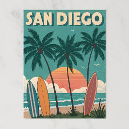 San Diego: Surfa Vibes för den ändlösa sommaren Vykort
