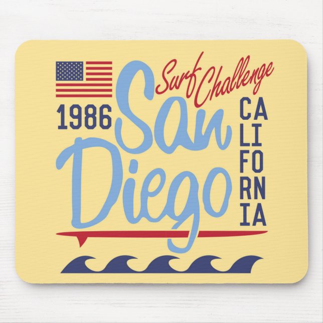 San Diego surfautmaning 1986 Musmatta (Framsidan)
