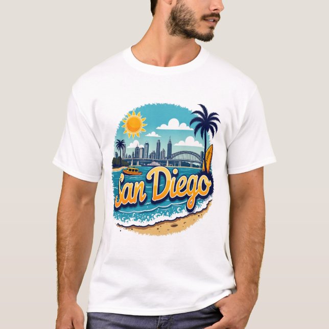 San Diego T Shirt (Framsida)