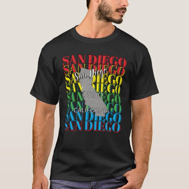 San Diego T-shirt  (Framsida)