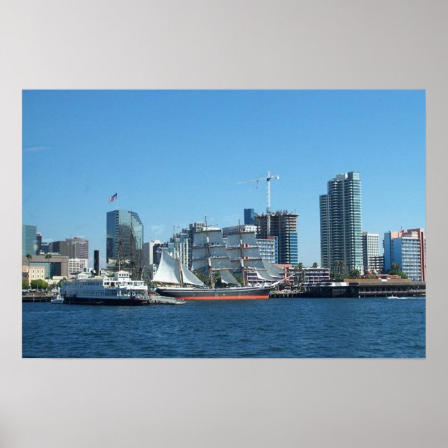 San Diego & the Star of India Poster (Framsidan)