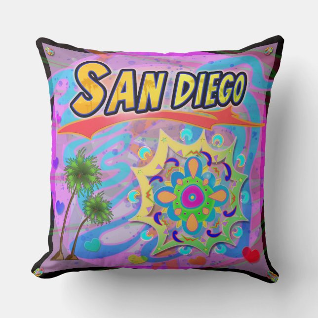 San Diego True Progress Pillow Kudde (Framsida)