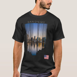 San Diego Us Flagga T Shirt