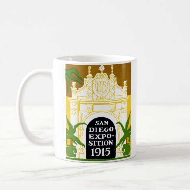 San Diego utläggning 1915 Kaffemugg (Vänster)