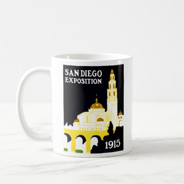 San Diego utläggning 1915 Kaffemugg (Vänster)