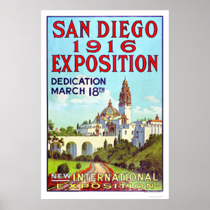 San Diego utläggning 1916 Poster