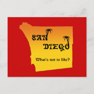 San Diego, vad är det som inte gillar? Vykort
