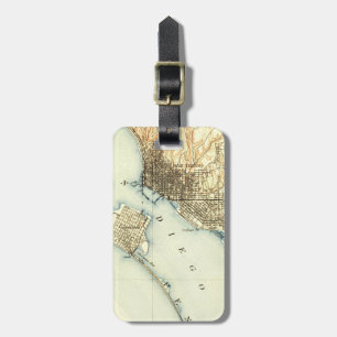 San Diego Vintage Karta Bagagebricka