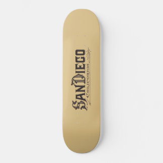 San Diego Vintage Typeface Skateboard Deck