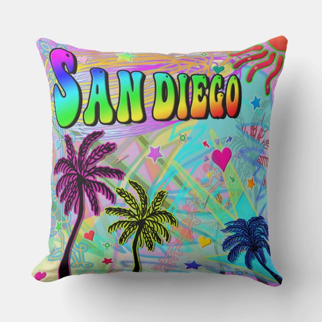 San Diego Vivid Romantik Pillow Kudde (Framsida)