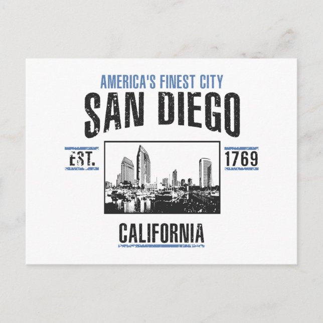 San Diego Vykort (Framsida)