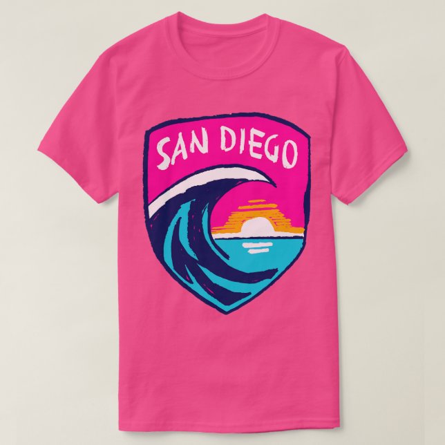 San Diego Waveeeee T Shirt (Design framsida)
