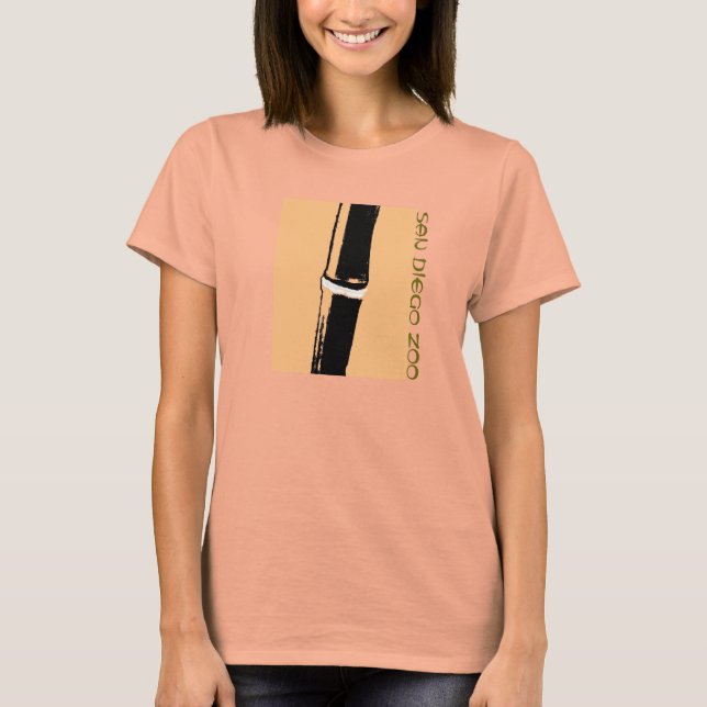 San Diego Zoo Bamboo Women's T-Shirt (Framsida)
