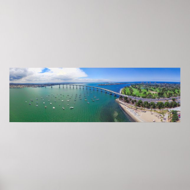 San Diego's Coronado Bay Bridge Poster (Framsidan)
