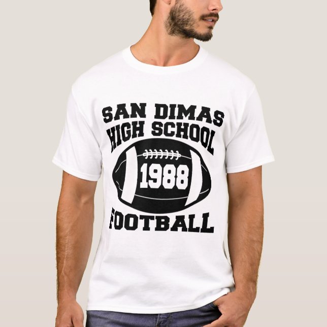 SAN DIMAS HIGH SCHOOL FOOTBALL 1988 TEE SHIRT (Framsida)