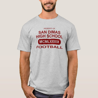 San Dimas högstadiumfotboll Tee Shirt