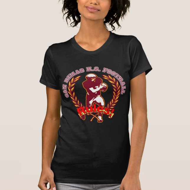 San Dimas HS fotbollREGLER! T Shirt (Framsida)