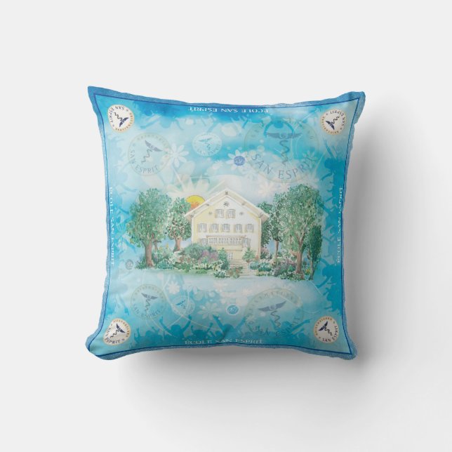 San Esprit Tuch als Kissen Kudde (Framsida)