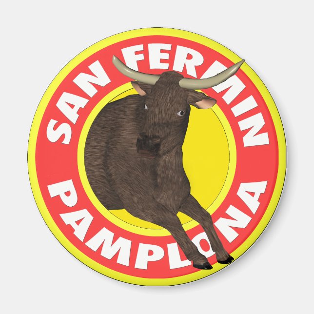 San Fermin de Pamplona Magnet (Framsidan)