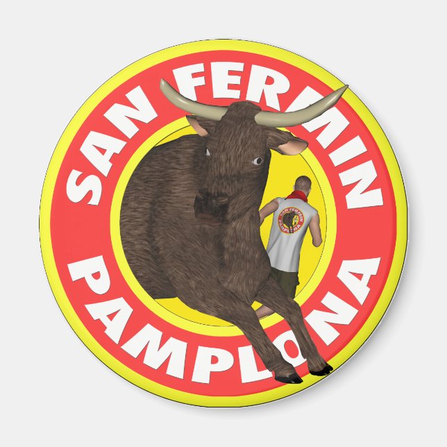 San Fermin de Pamplona Magnet (Framsidan)