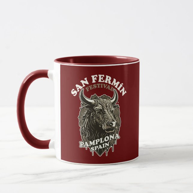 San Fermin-festival - Utrymning av tjurarna Mugg (Vänster)