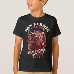 San Fermin-festival - Utrymning av tjurarna T Shirt