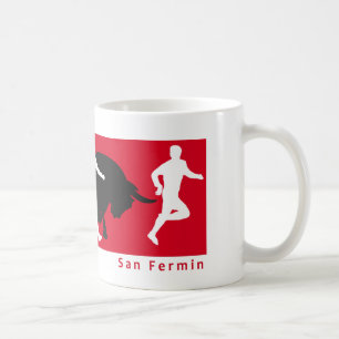 San Fermin, Pamplona: spring med tjurarna, Kaffemugg
