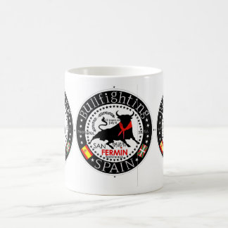 SAN FERMIN SPAIN BULLFIGHTING KAFFEMUGG