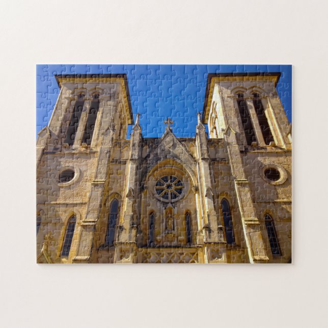 San Fernando Cathedral Texas. Pussel (Horisontell)