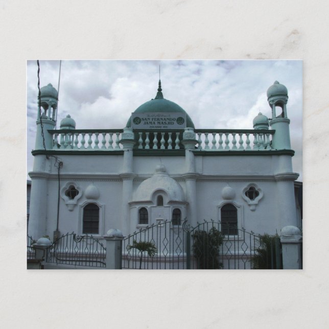 San Fernando Jama Masjid (Mosque) Trinidad Vykort (Framsida)