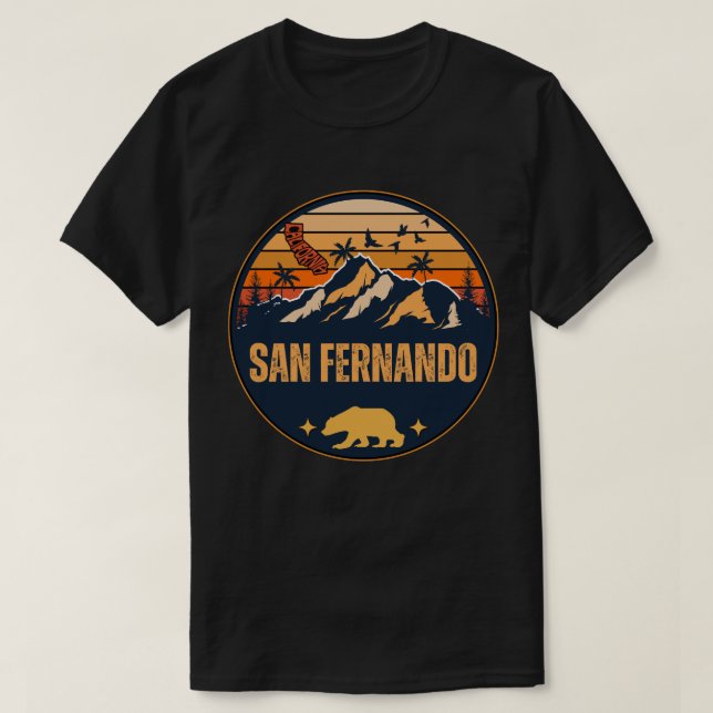 San Fernando, Kalifornien T Shirt (Design framsida)