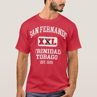 San Fernando Trinidad och Tobago XXL Athletic desi T Shirt