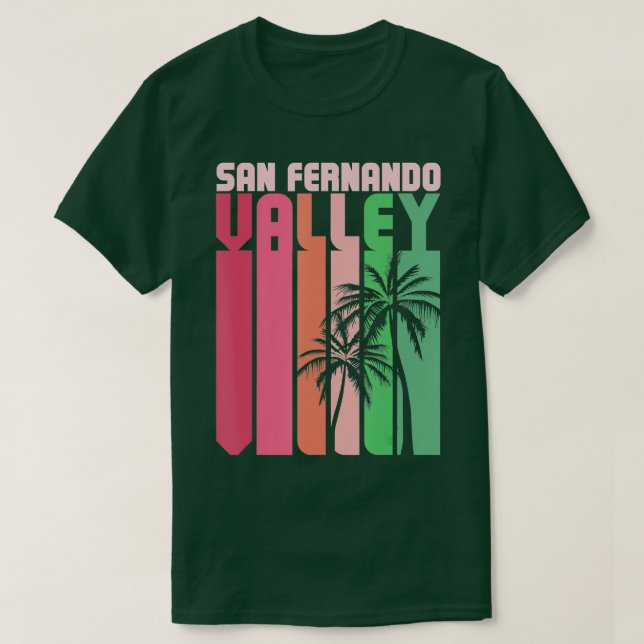 San Fernando Valley SFV California Van Nuys 818 Re T Shirt (Design framsida)