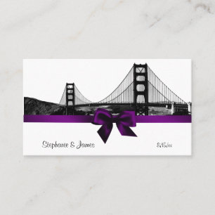 San Fran Skyline Etched BW Lila Place kort #2