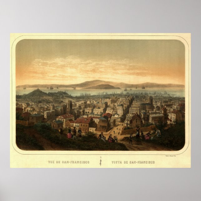San Francisco, 1860 Poster (Framsidan)