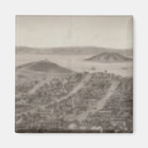 San Francisco, 1862 från ryska Backe Magnet