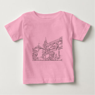 San Francisco 1986art MUSEUM Zazzle Teckning+ T-shirt