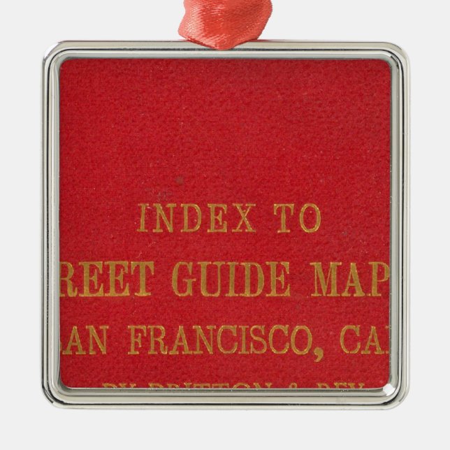 San Francisco 2 Julgransprydnad Metall (Framsidan)