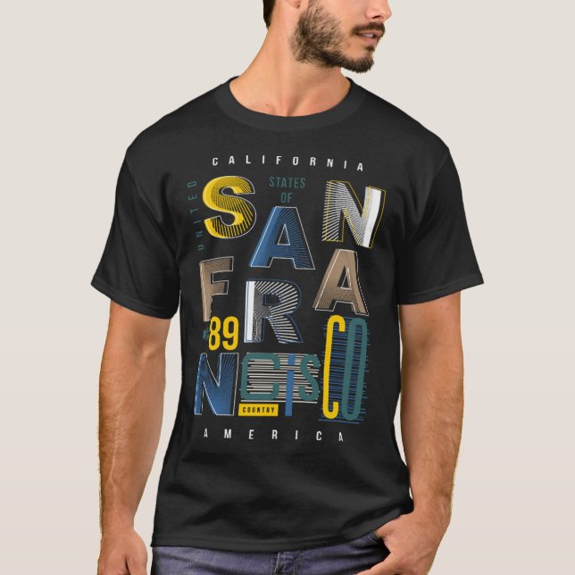 San francisco 7 t shirt (Framsida)